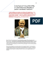 Ereziile Lui Paul VI, Omul Care A Dat Lumii Noua Liturghie Şi Învăţăturile Conciliului Vatican II