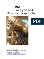 Museum Object Analysis Course Spec