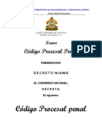 CODIGO PROCESAL PENAL HONDURAS