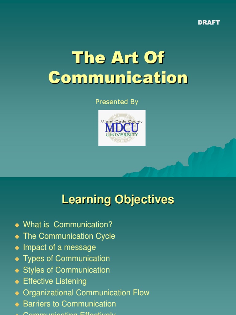 Mastering Effective Communication Skills | PDF | Nonverbal ...