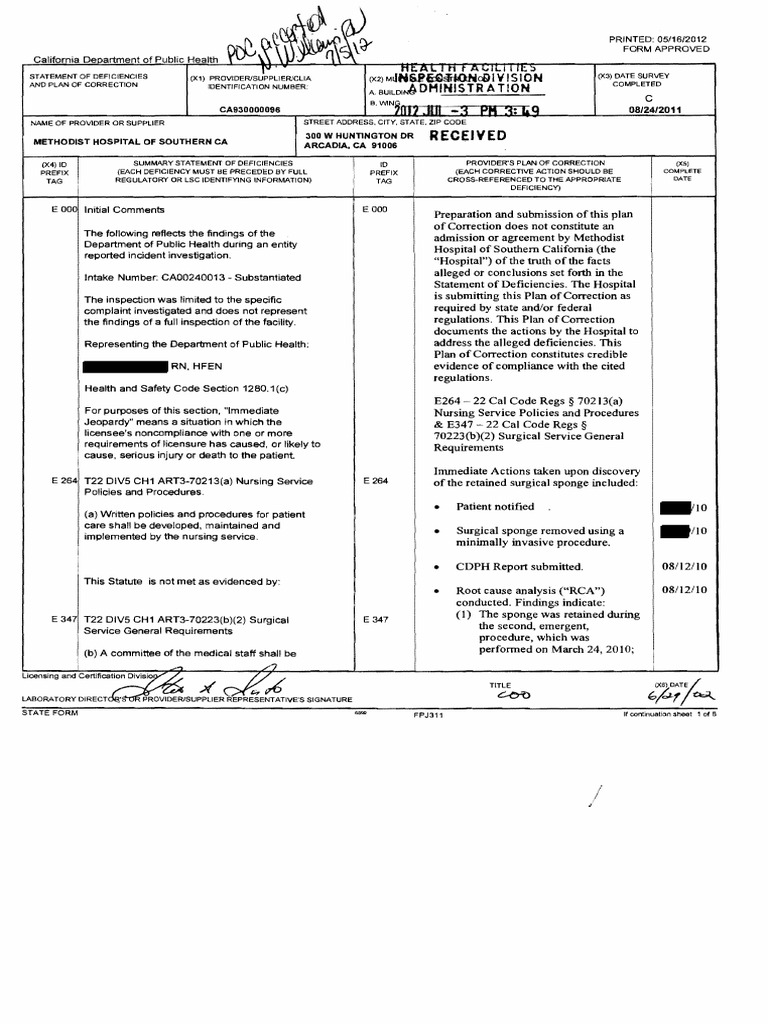 Methodist Hospital Of Southern California Arcadia Los Angeles County Gallbladder Surgery