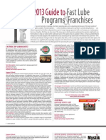 2013 Guide To Fast Lube Programs and Franchises