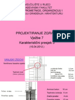 Projektovanje Zgrada-Presjeci