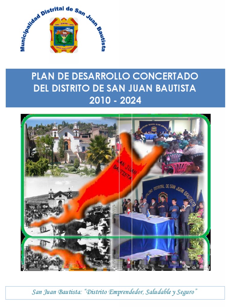 Plan de Desarrollo San Juan Bautista 2024 | PDF | Población | Pobreza
