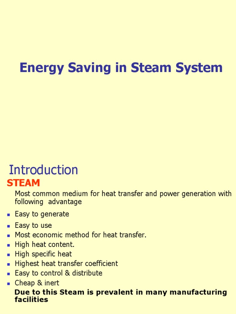 STEAM Saving | PDF | Steam | Boiler