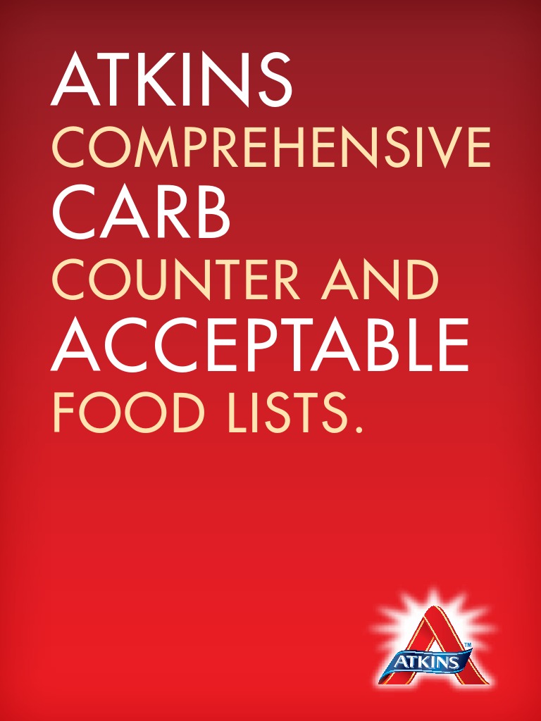 Atkins Carb Counter PDF