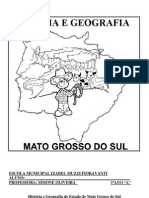 APOSTILA DE HISTÓRIA E GEOGRAFIA MATO GROSSO SUL - Centro Oeste