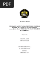 Download Proposal Skripsi-pengaruh Aktivitas Antiketombe Ekstrak Etanol Pandan Wangi by sholikhatin SN117555856 doc pdf
