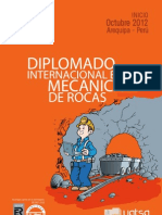 Diplomado Internacional en Mecanica de Rocas