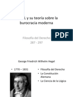 HEGEL y Sus Teor A Sobre La Burocracia Moderna