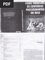 2.A. Zabala - Como trabalhar os Conteúdos Procedimentais em Sala de Aula