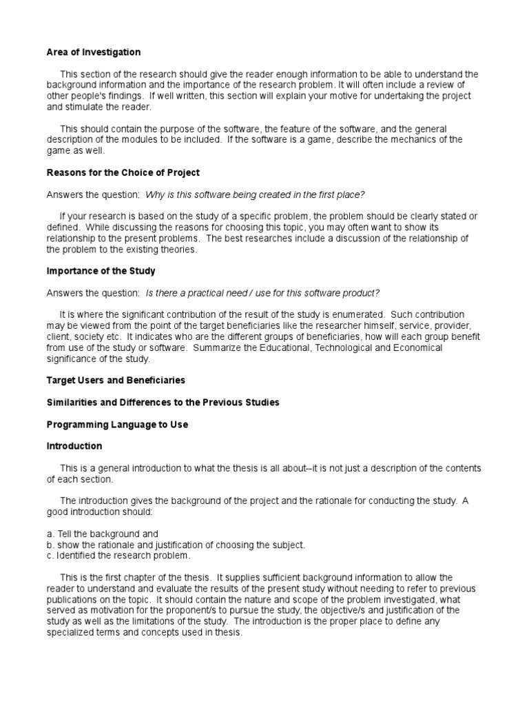 Thesis format picture