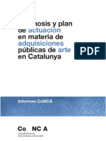 Diagnosis y plan de actuación en materia de adquisiciones públicas de arte en Catalunya