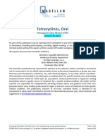 Tetracyclines, Oral: Therapeutic Class Review (TCR) January 16, 2012