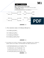 IIT-JEE CHEM Model Paper Part-1 2010