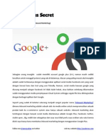 Rahasia Google Plus Untuk Inbound Marketing