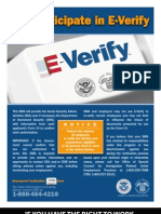 We Participate in E-Verify: Notice