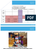 In Between Term Timetable 2012-13