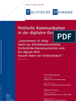 Politische Kommunikation in Der Digitalen Gesellschaft