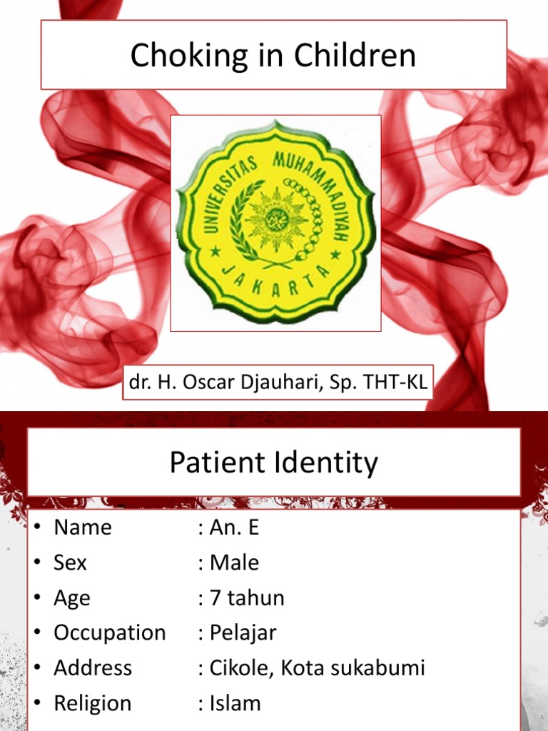 Choking in Children Respiratory Tract Cough