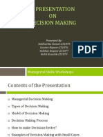 Decision Making Presentation