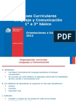 Orientaciones Docente Bcurriculares 2012 Lenguaje y Comunicacion