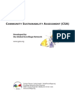 Community Sustainability Assessment 