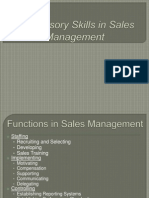 Supervisory Skills in Sales Management