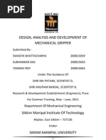 Design of Mechanical Gripper