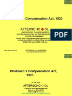 Workmen's Compensation Act, 1923