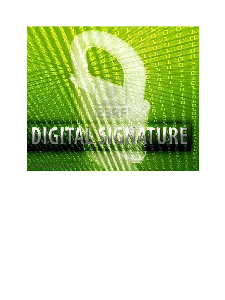 Digital Signature PDF Public Key Cryptography Key (Cryptography)