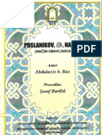 Poslanikov Namaz, Nacin Obavljanja - B.Baz