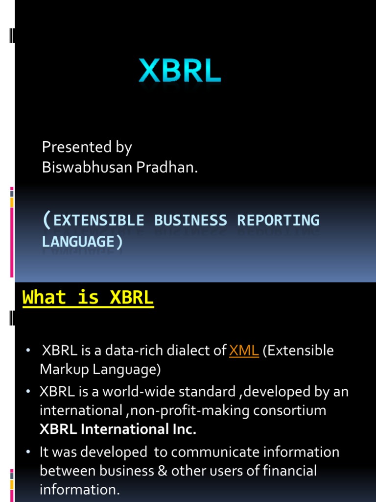 Understanding XBRL Basics | PDF