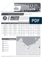 Tarifarios Piriapolis 3 Cuotas Sin Interes Enero