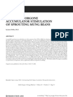 DeMeo: REPORT ON ORGONE ACCUMULATOR STIMULATION OF SPROUTING MUNG BEANS