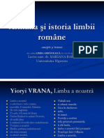 Armana şi istoria limbii romane.