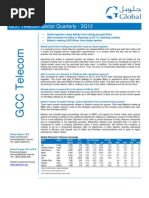 GCC Telecom Sector Quarterly - 3Q12: Global Research Sector-Telecommunication 28 November 2012