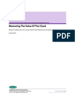 Measuring The Value of The Cloud