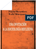 33520770 BOURDIEU y WACQUANT Una Invitacion a La Sociologia Reflexiva