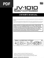 JV-1010 User Manual