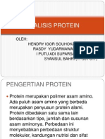 Presentasi Analisis Protein