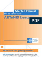 Artemis Extractor: Getting Started Manual