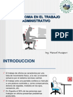 Ergonomia en El Trabajo Administrativo