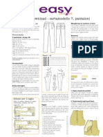 Pantalon 007 Con Pinzas Talla 34 a 42 Burdafashion Instrucciones Italiano