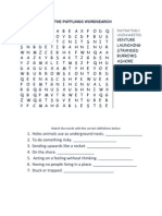 Night of the Pufflings Wordsearch