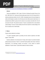 Download Toyotas Marketing Strategy by Lavin Gurnani SN117673049 doc pdf