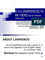 D.h.lawrence (18 86-1930)