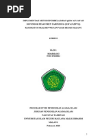 Download Metode Pengajaran Qiraaah Sabah by Muhammad Ihsan SN117687651 doc pdf