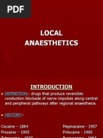 Download LOCAL ANAESTHETICS PPT BY DR CHANDKIRAN YADAVppt by Pawan Jain SN117690079 doc pdf