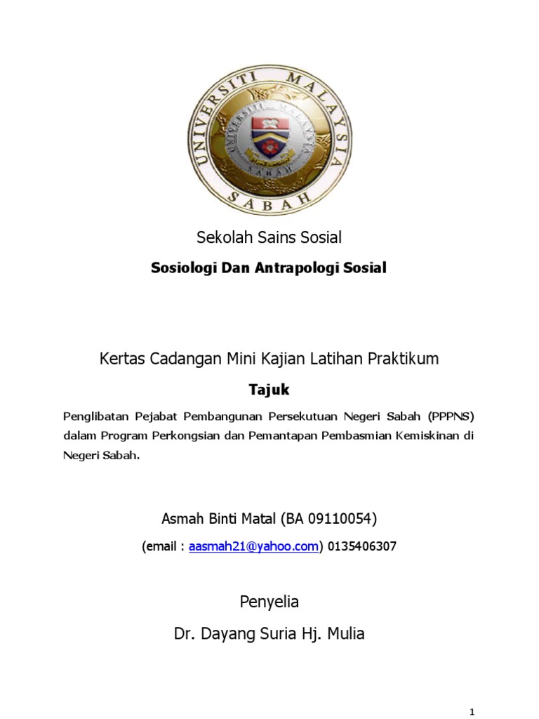 Proposal Mini Kajian Latihan Praktikum
